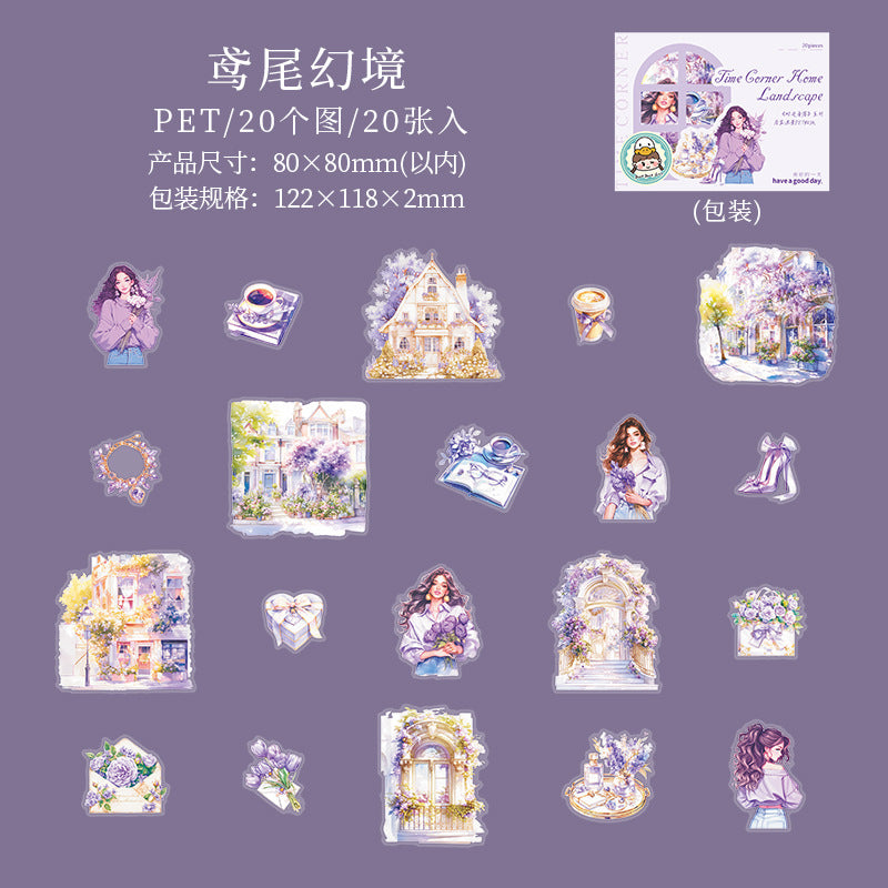 20pcs home sticker pack (MLS25060603)