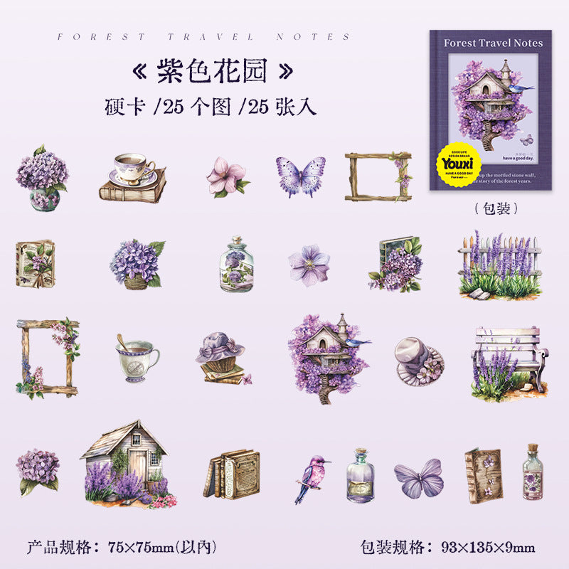 25pcs forest sticker pack (MLS25060605)