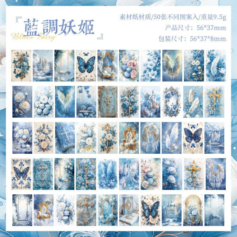 50pcs vintage mini paper book (P25060703)