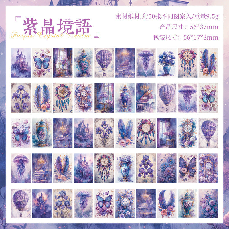 50pcs vintage mini paper book (P25060703)