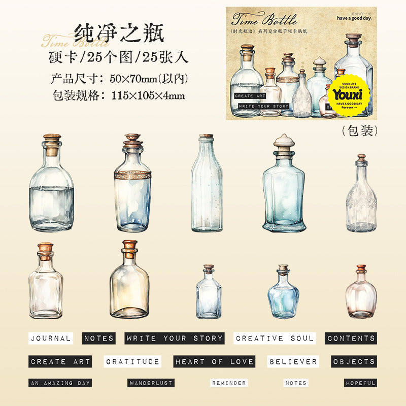 25pcs bottle sticker pack (MLS25041801)