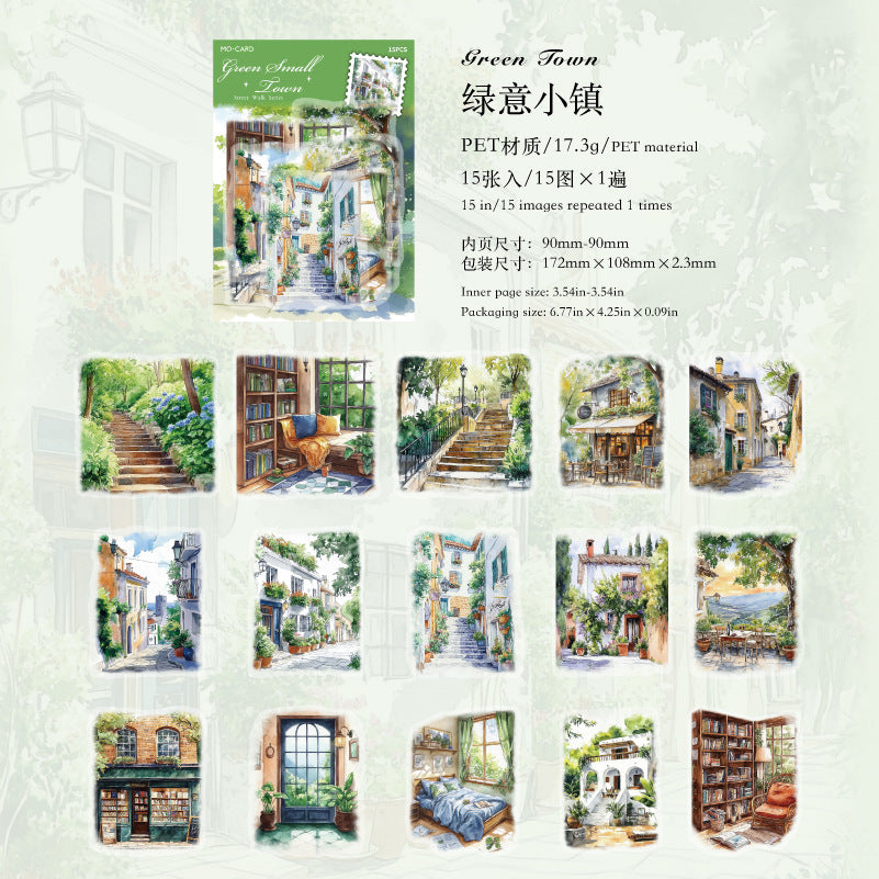 15pcs window sticker pack (MLS25051601)