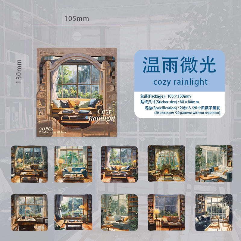 20pcs window sticker pack (MLP25051701)
