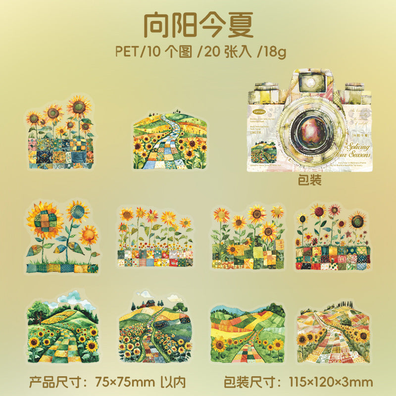 20pcs tour season sticker pack (MLS25061802)