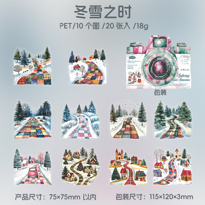 20pcs tour season sticker pack (MLS25061802)