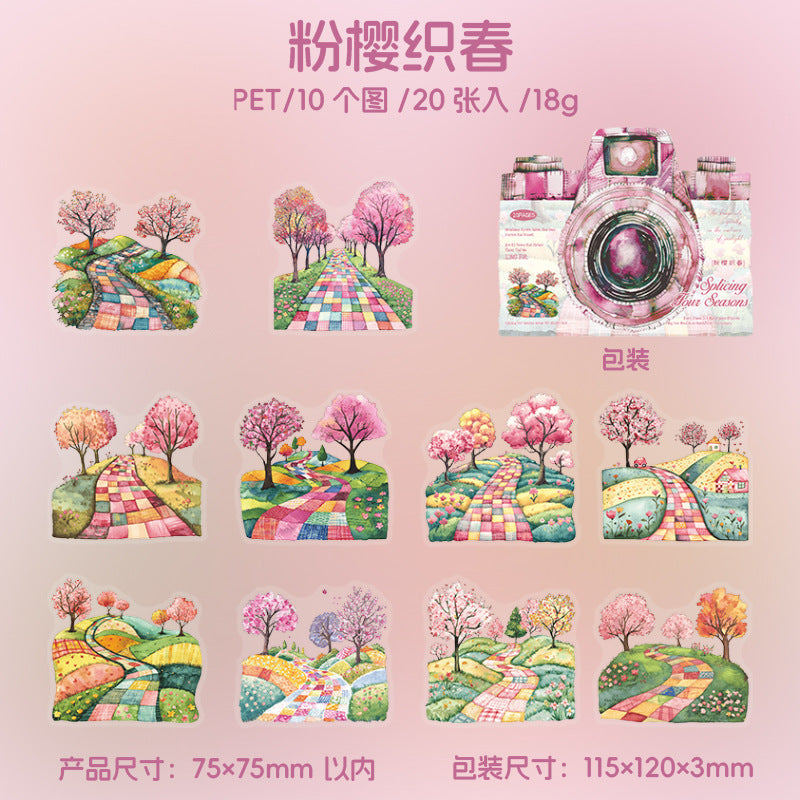 20pcs tour season sticker pack (MLS25061802)