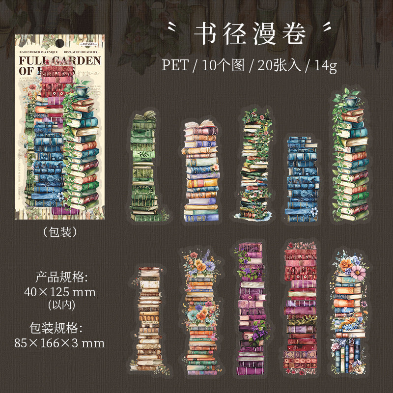 20pcs reading sticker pack (MLS25051902)