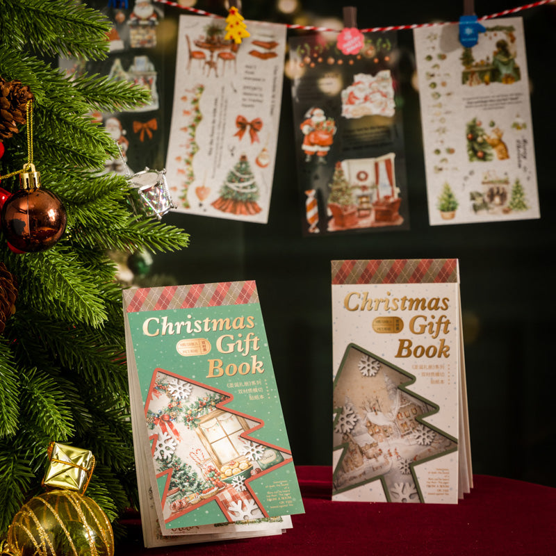 18sheets Christmas pre-cut sticker book (MLTZB25072003)