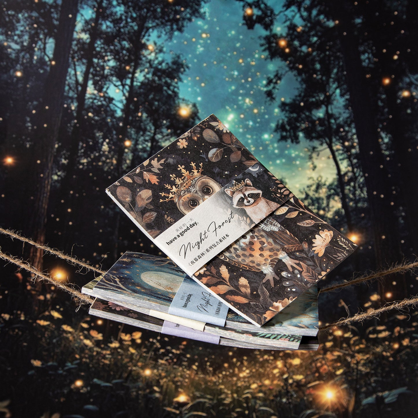 30pcs night forest paper pack (MLP25062302)