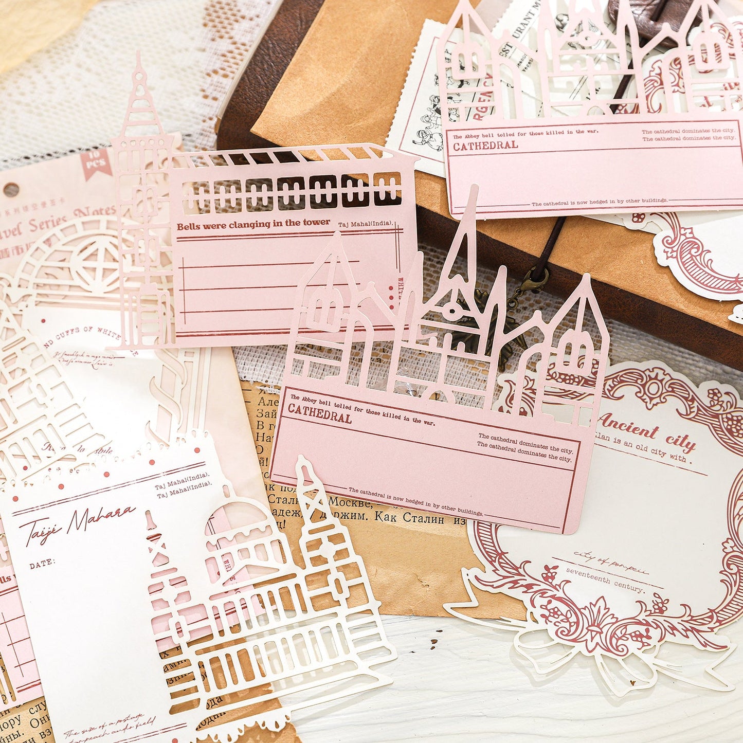 10pcs die-cut paper (p090801)