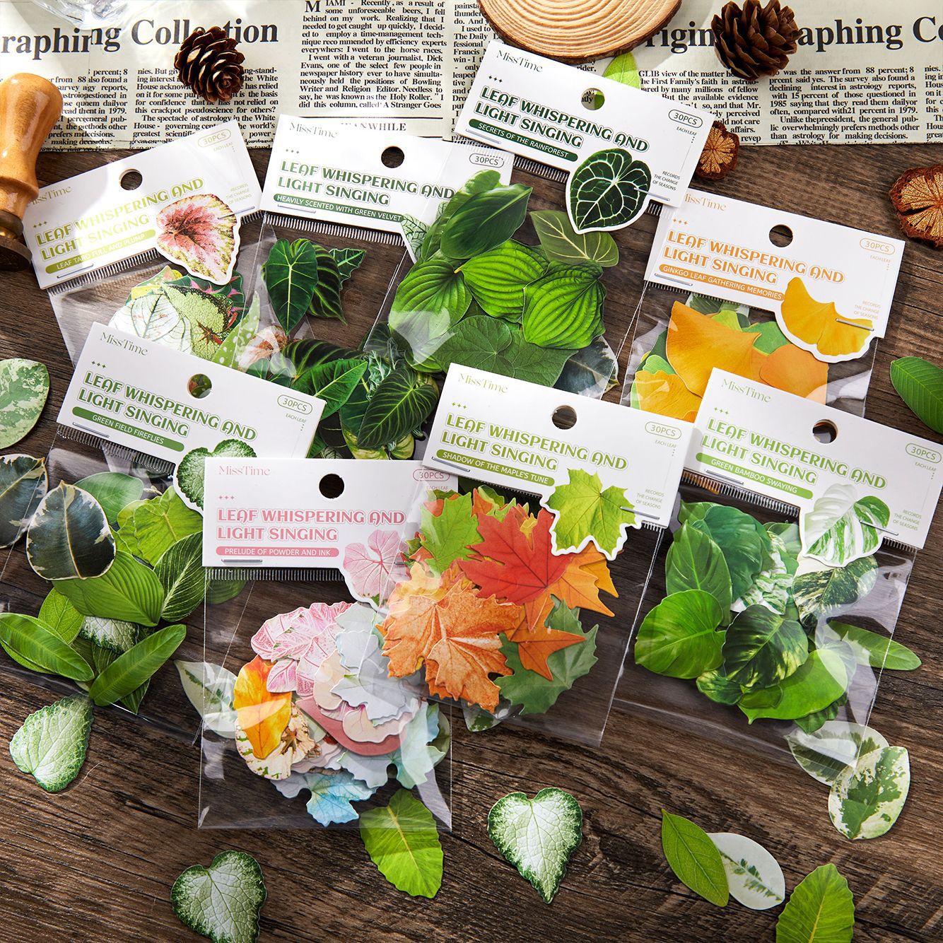 SEP 30pcs plant sticker pack (MLs092413)