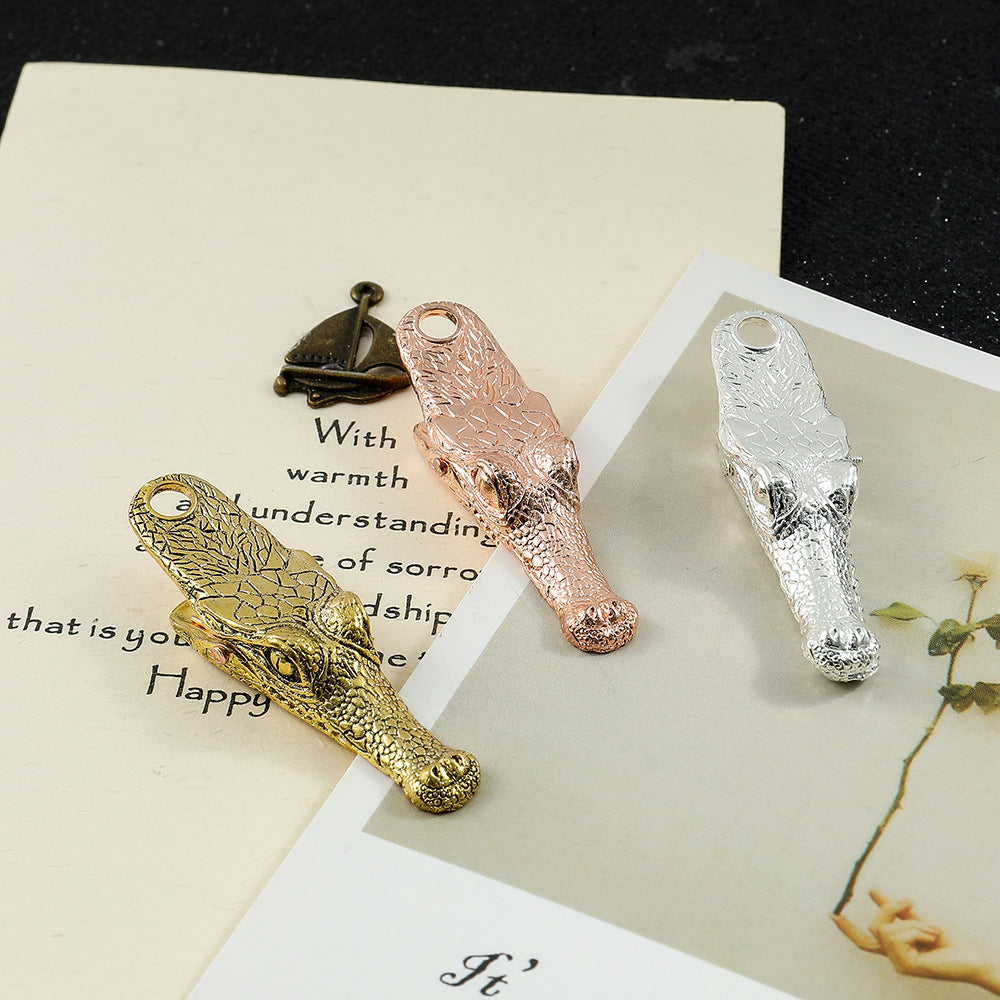 DEC 1pc Alligator head metal clip(MLc120102)