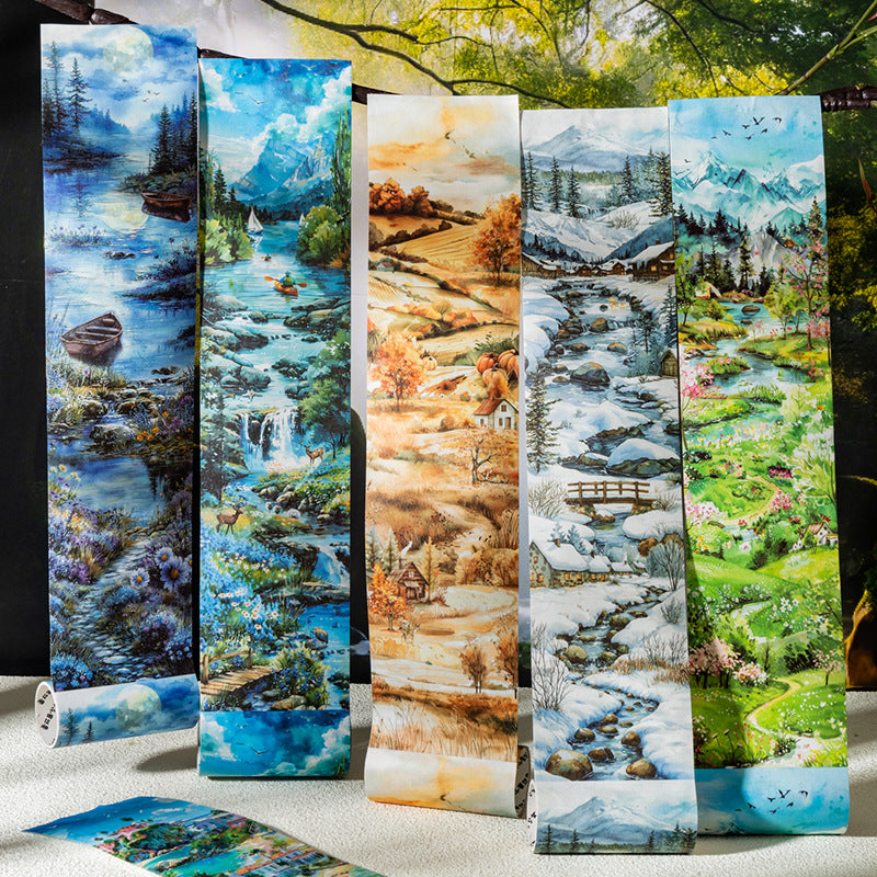 1 roll tour season landscape washi-tape (MLT25062507)