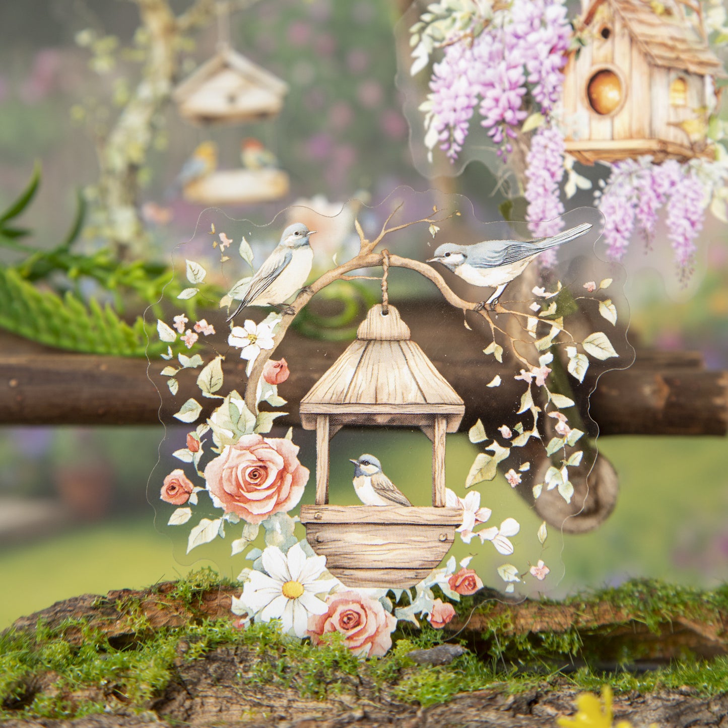 10pcs bird house sticker pack (MLS25062501)