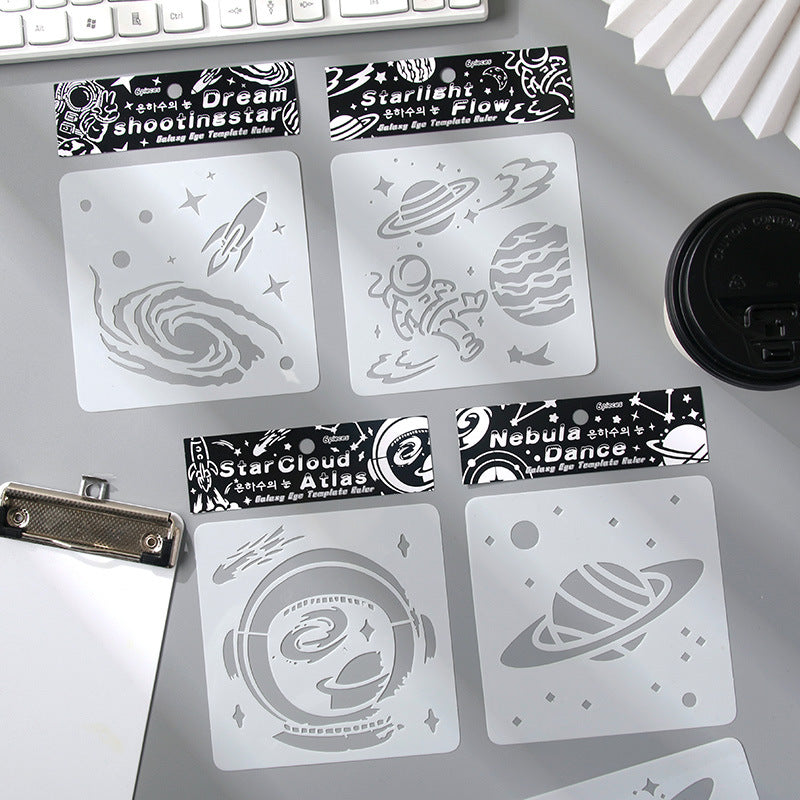 6pcs planet stencil pack (MLS25050601)