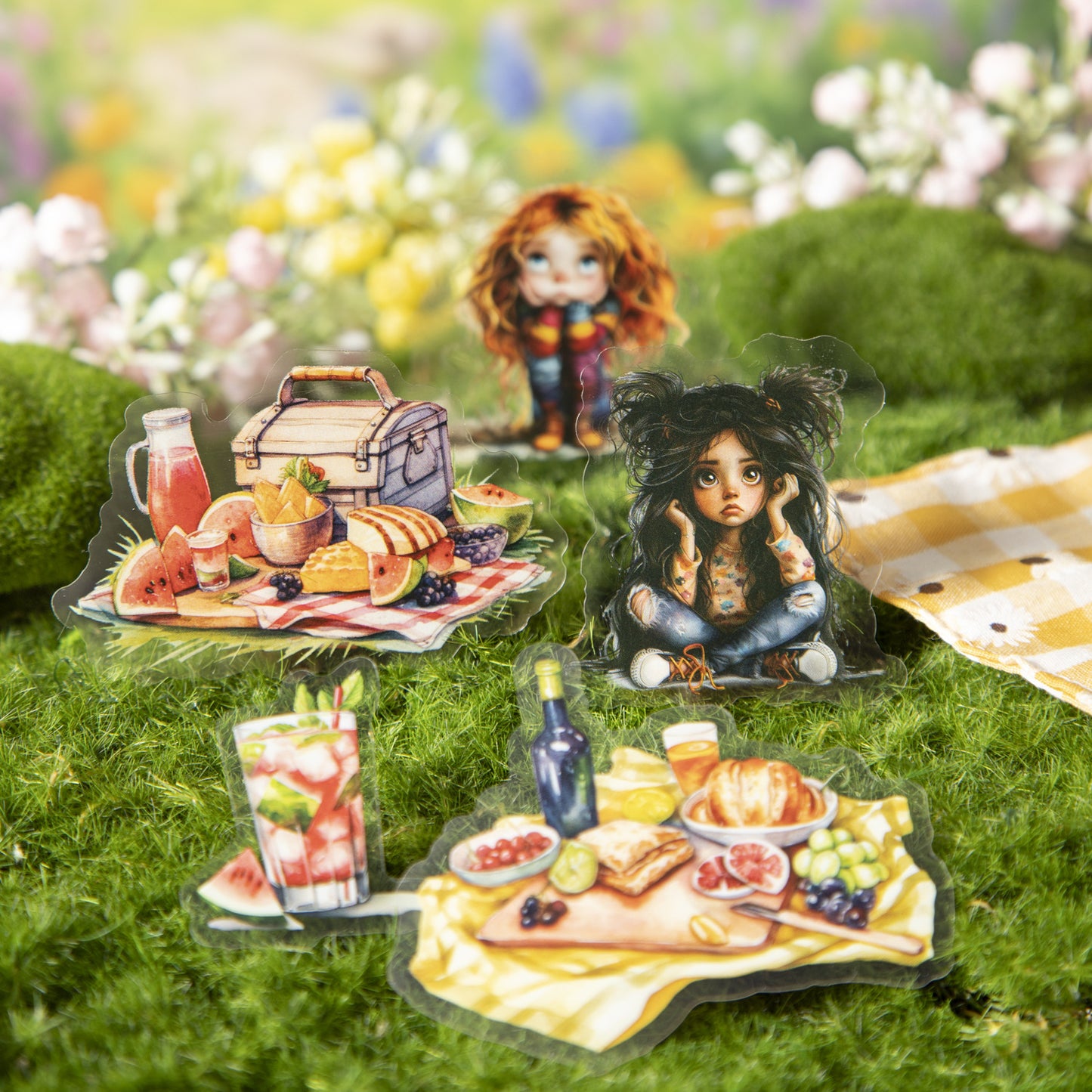 25pcs colorful summer fruit sticker pack (MLS25052402)