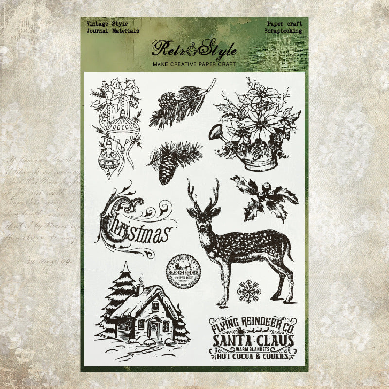 1pc halloween x-mas clear stamp (MLZ25062004)