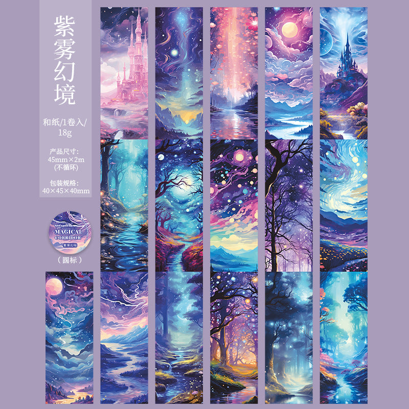 1 roll magic corridor washi-tape (MLT25062307)