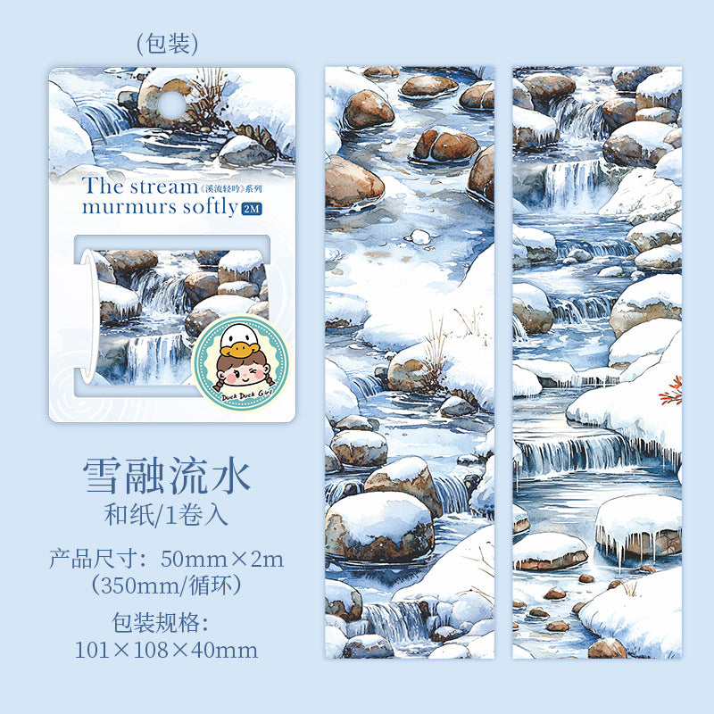 1 roll the stream water-fall washi-tape (MLT25052412)