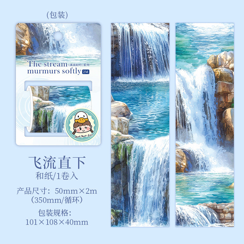 1 roll the stream water-fall washi-tape (MLT25052412)