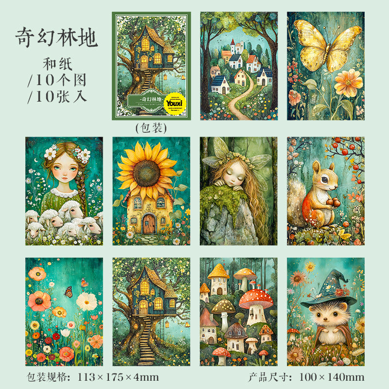 10pcs fairy tale washi-paper pack (MLP25062505)