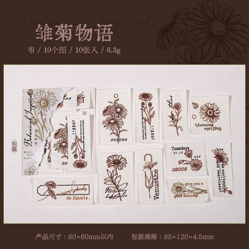 10pcs flower cloth pack (MLP25052803)