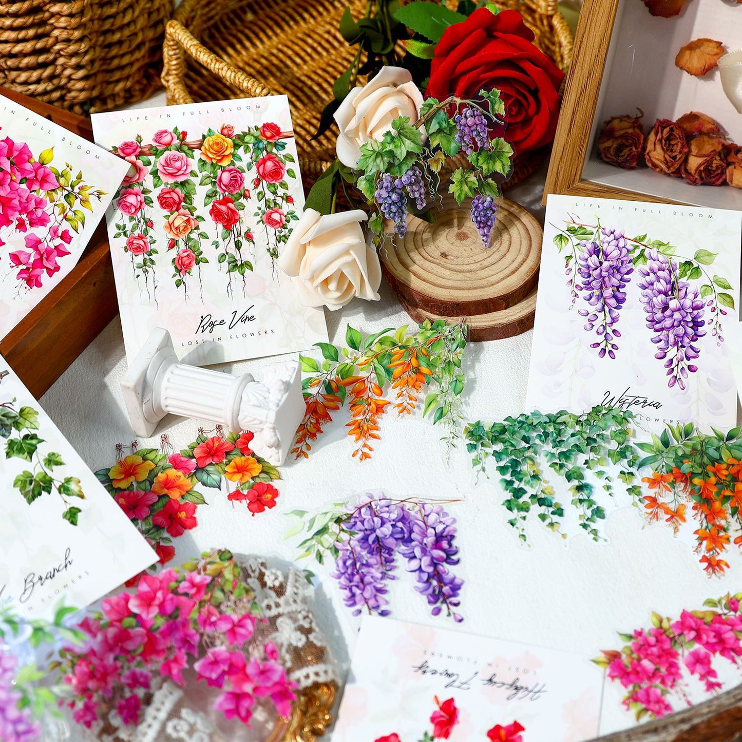 20pcs plants sticker pack (MLS25051201)
