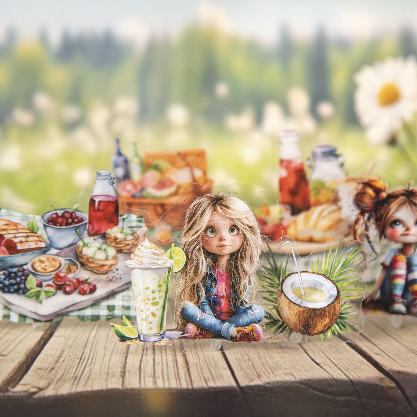 25pcs colorful summer fruit sticker pack (MLS25052402)
