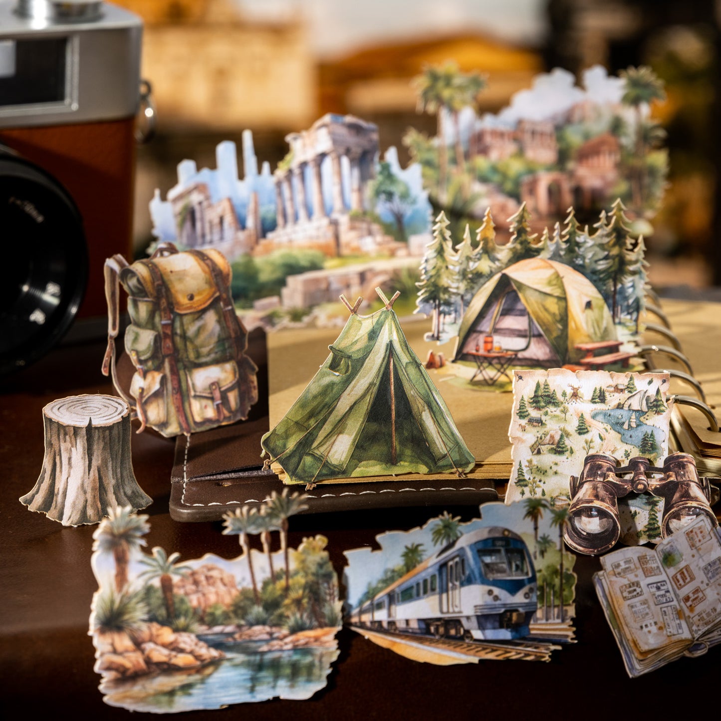 20pcs traveling sticker pack (MLS25060405)