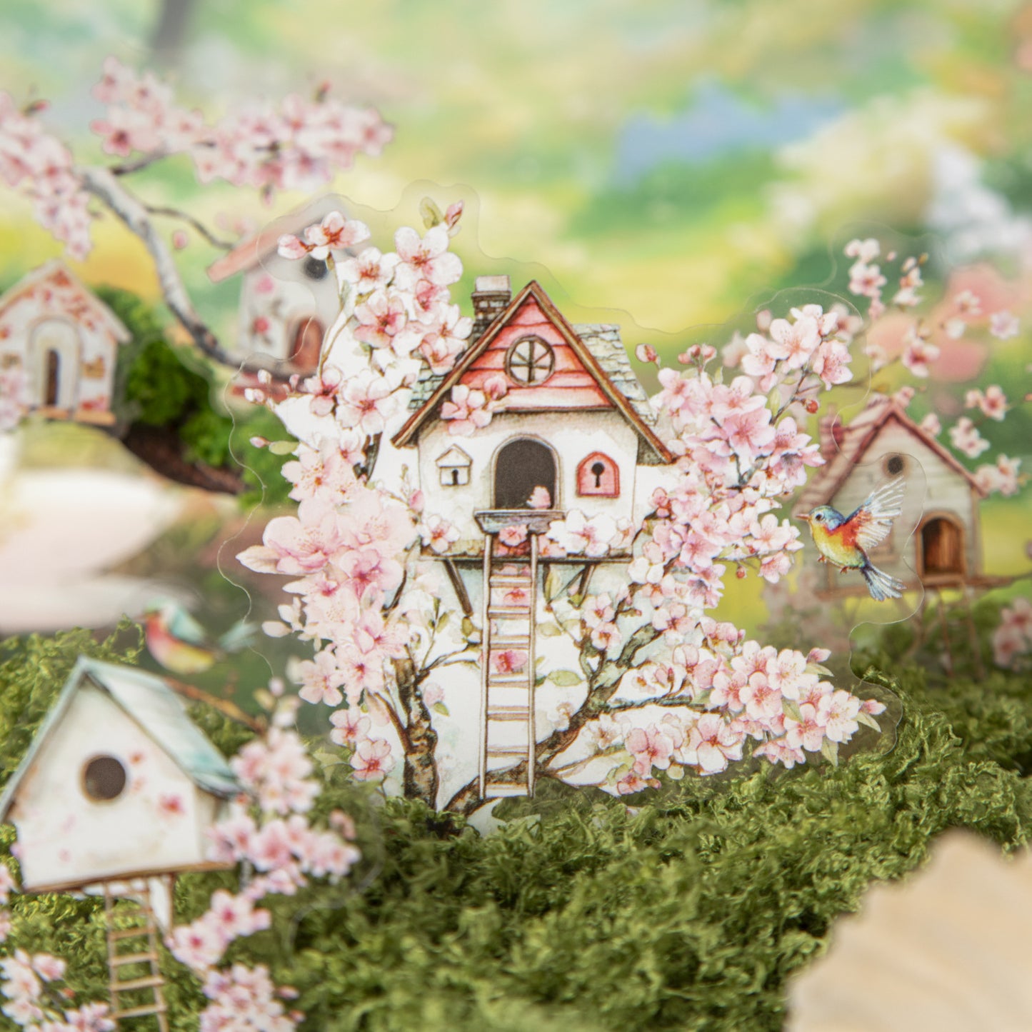 10pcs bird house sticker pack (MLS25062501)