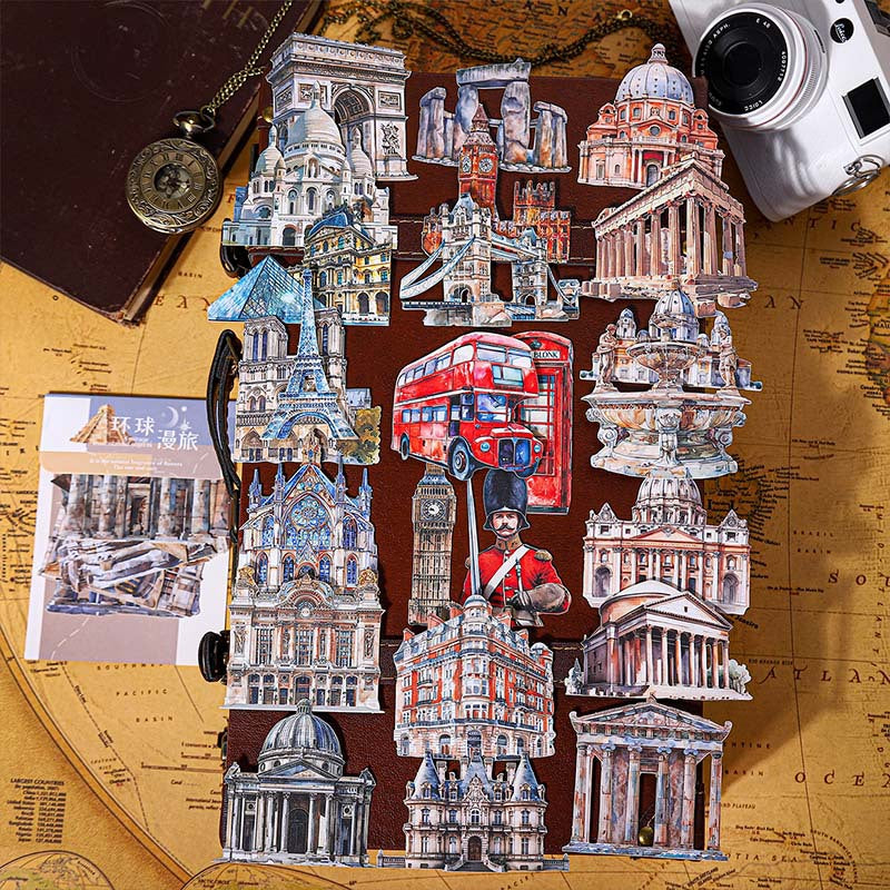 10pcs travel sticker pack (MLS25062503)