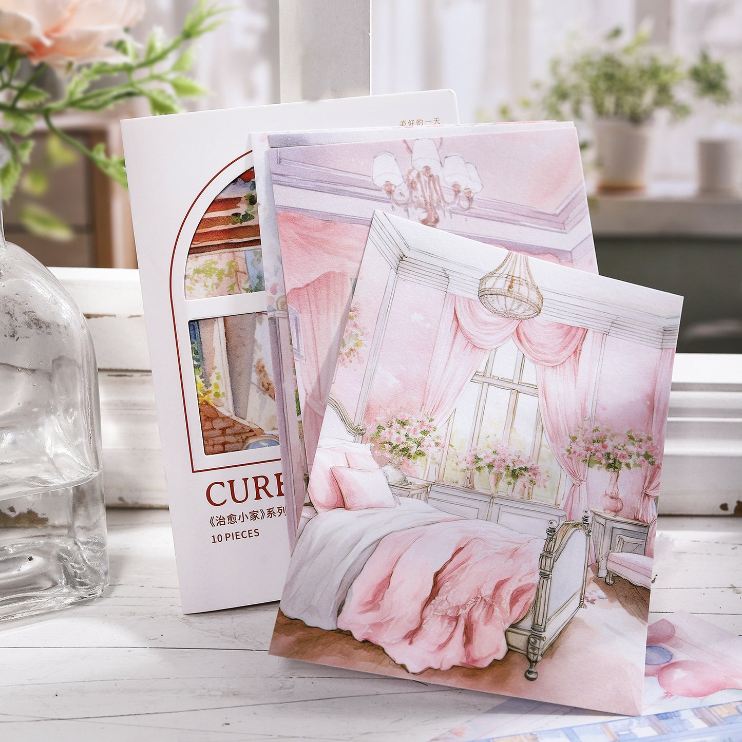 10pcs cure home washi-sticker pack (MLS25061706)