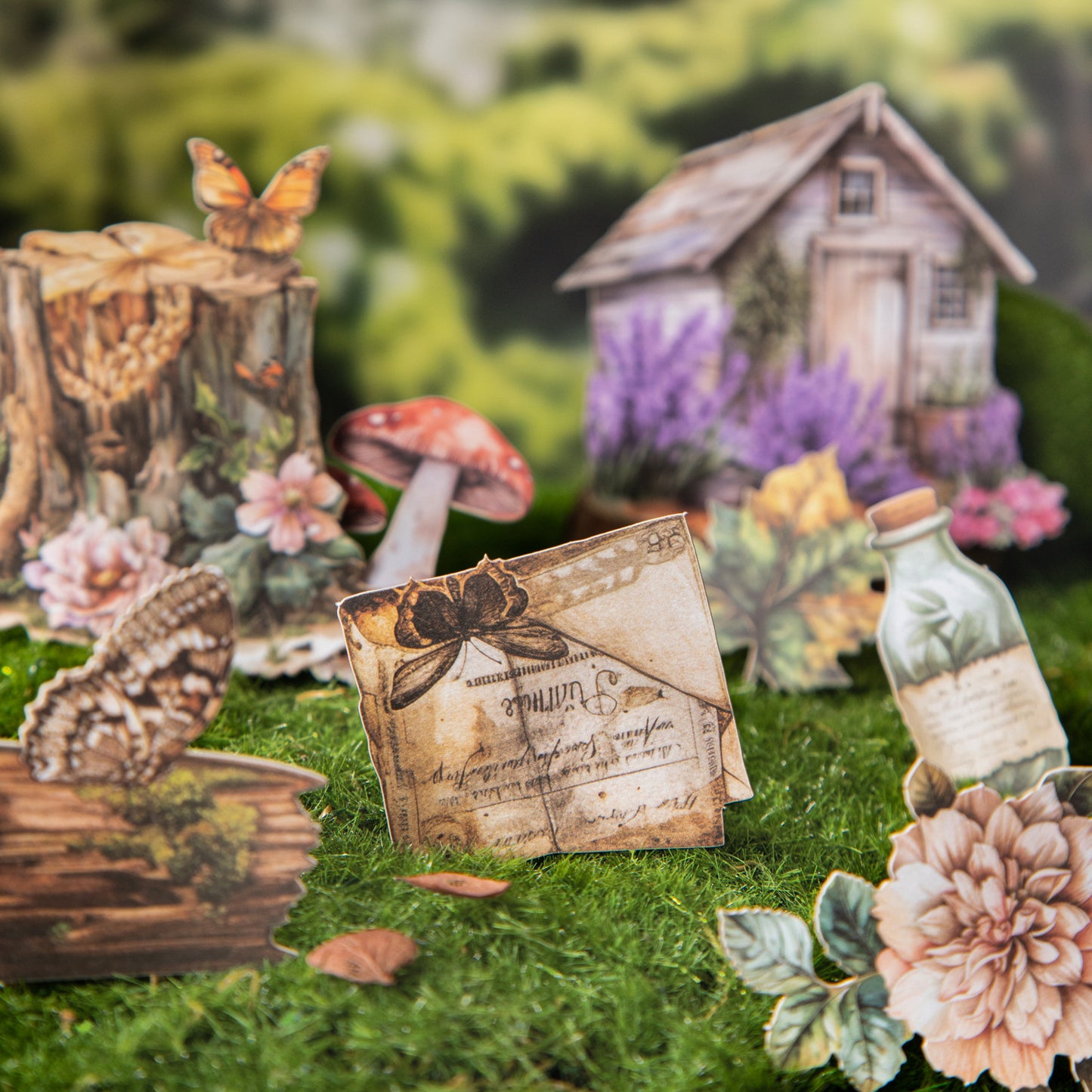 25pcs forest sticker pack (MLS25060605)