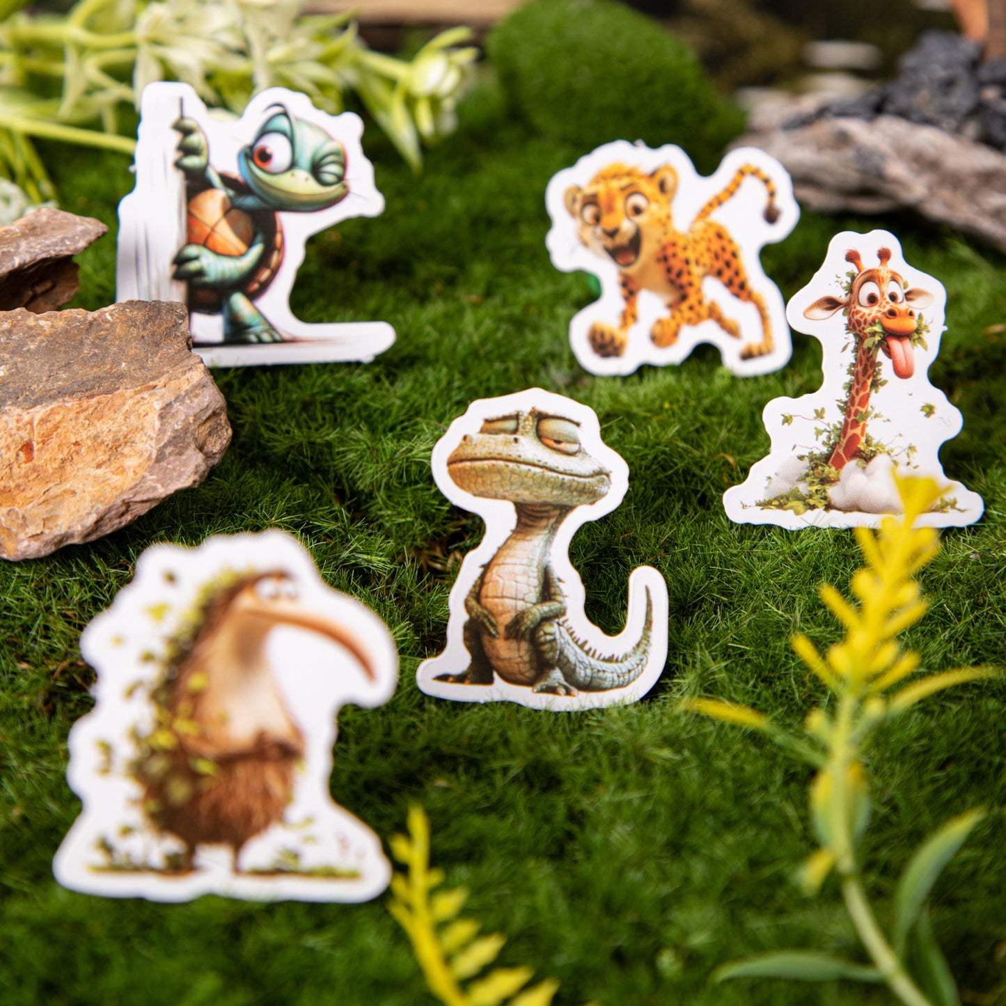 40pcs crazy zoo sticker pack (MLS25060708)