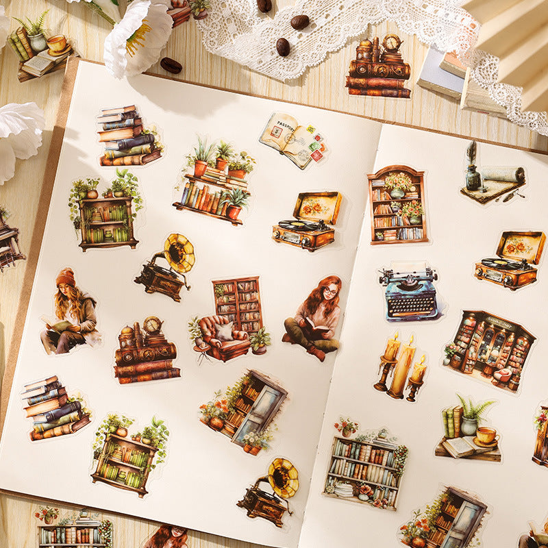 40pcs bookstore sticker pack (MLS25050603)