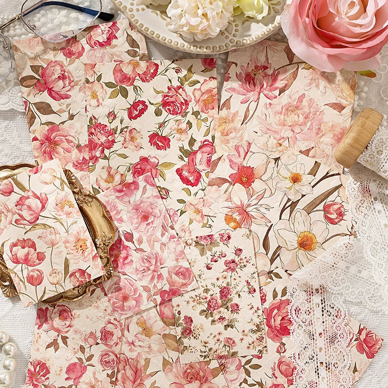 DEC 10pcs flower paper pack (P123104)