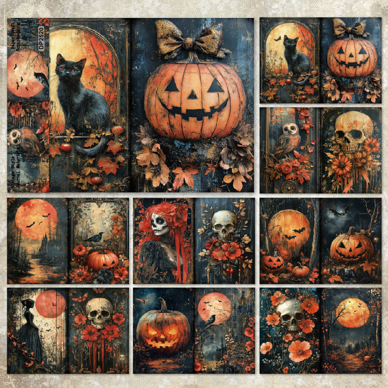 8pcs A5 size halloween paper pack (MLP25062008)