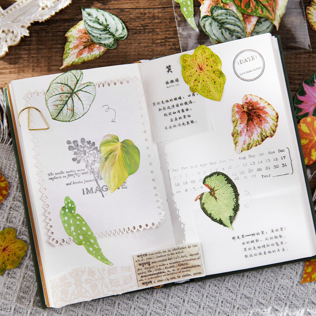 SEP 30pcs plant sticker pack (MLs092413)