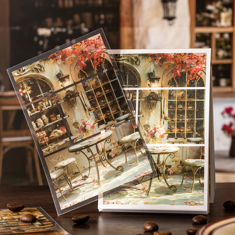 30sheets coffee sticker book (MLTZB25051903)