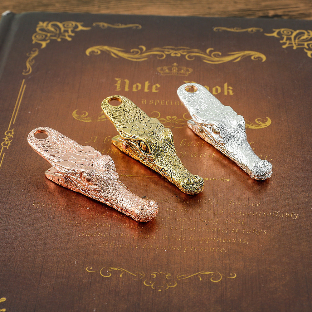 DEC 1pc Alligator head metal clip(MLc120102)