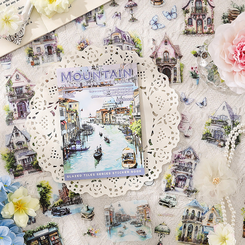 20pcs FLOWER GARDEN PET-sticker book (MLTZB25040205)