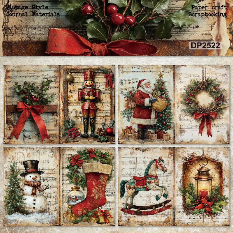 8pcs A5 size X-mas paper pack (P25062010)