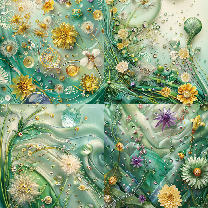 NOV FLOWER 24pcs paper pack(MLp111801-1)