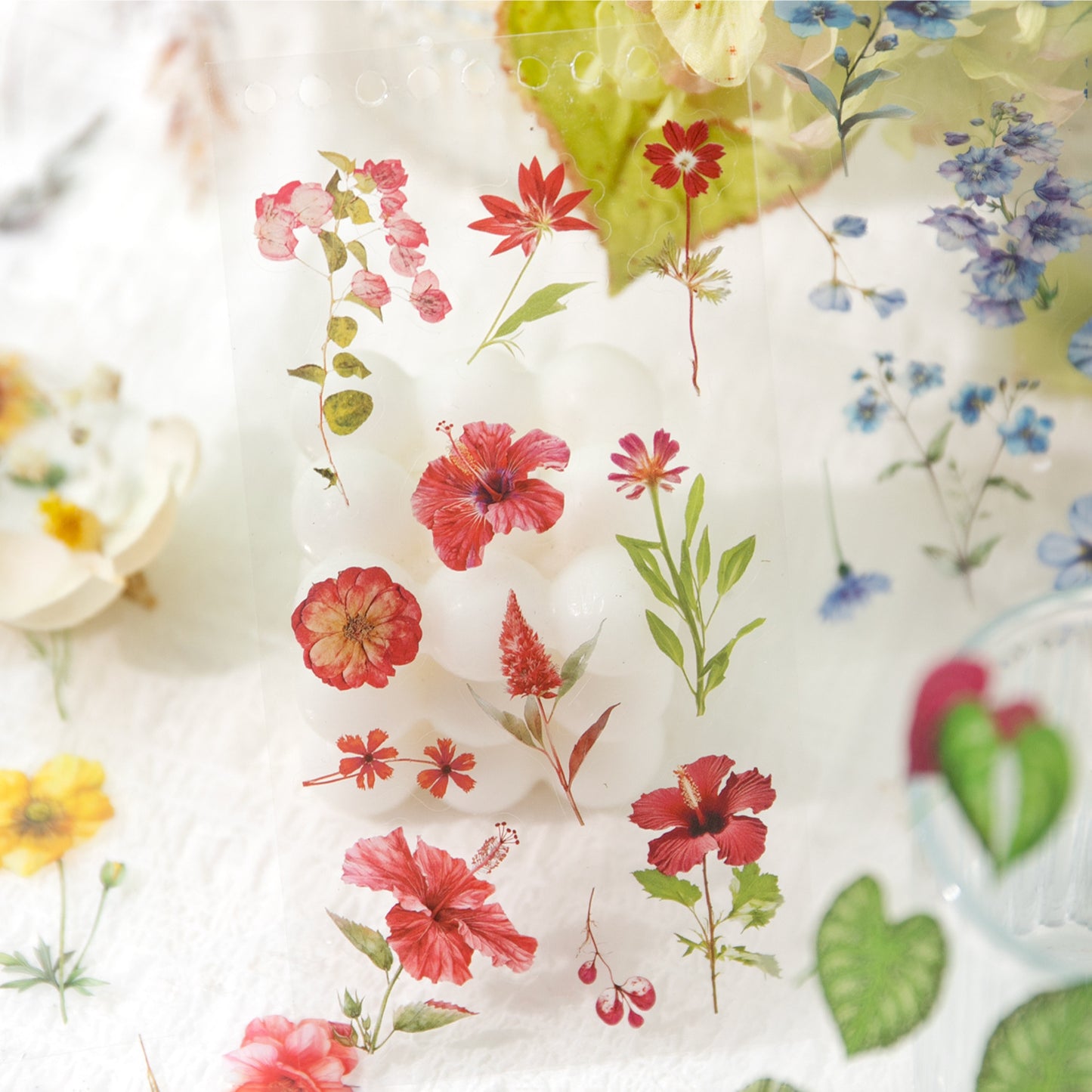 50sheets flower sticker book (MLTZB25051905)