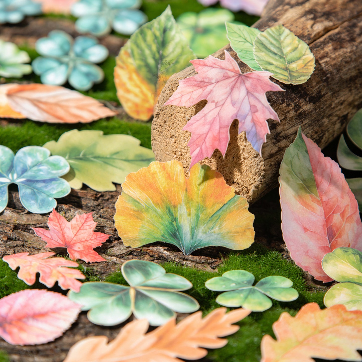 45pcs leaves sticker pack (MLS25061709)