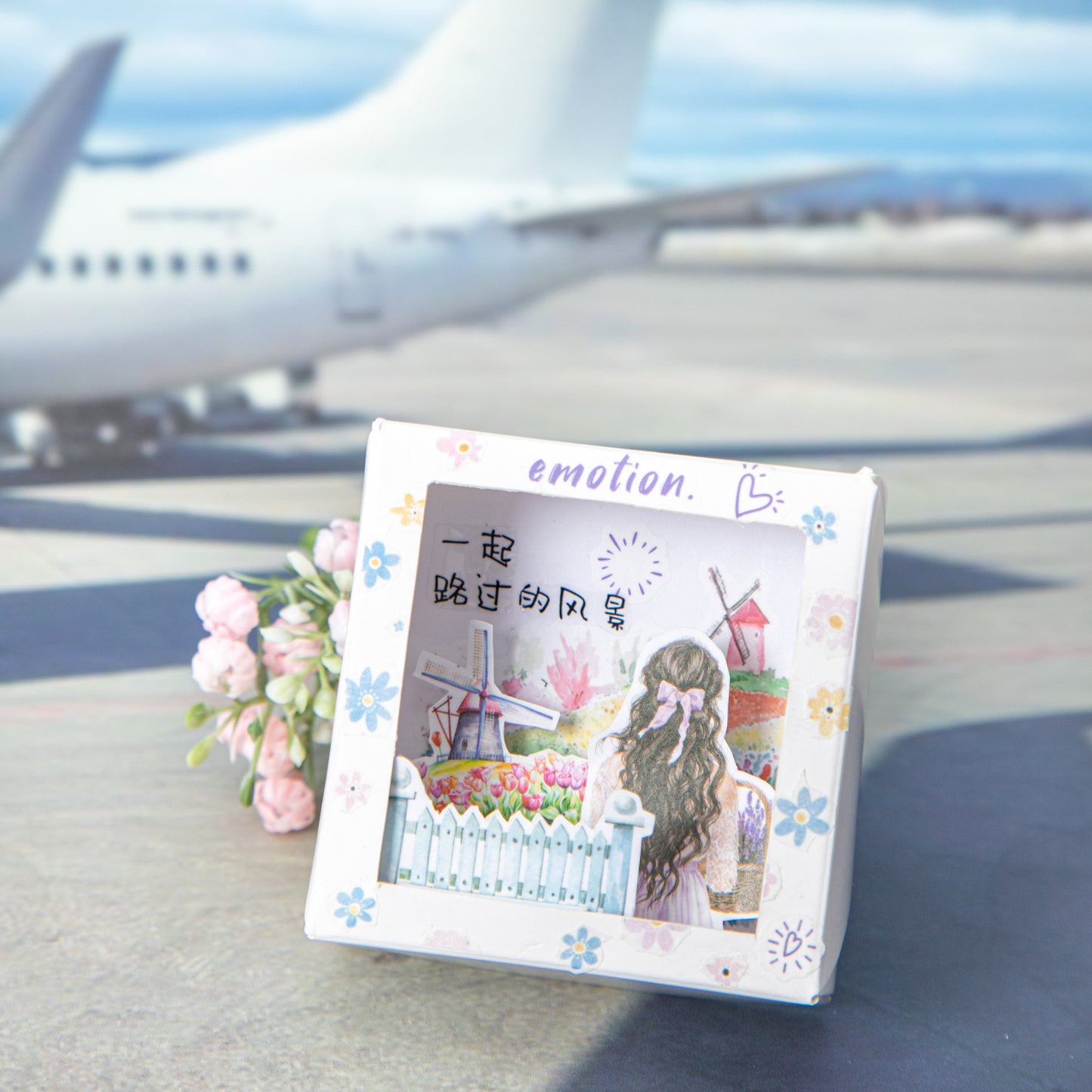 10pcs travel sketchbook pre-cut sticker book (MLTZB25050511)
