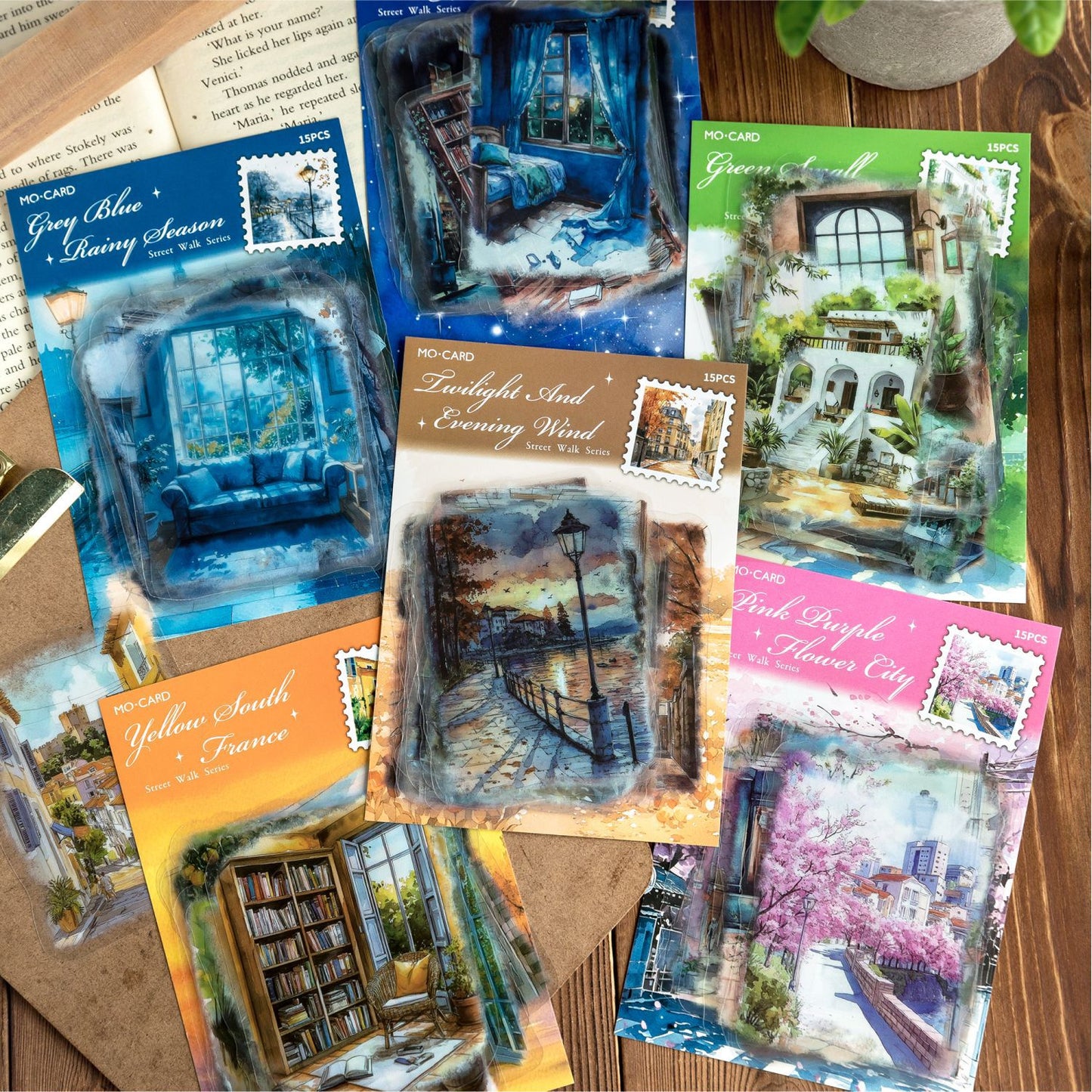 15pcs window sticker pack (MLS25051601)