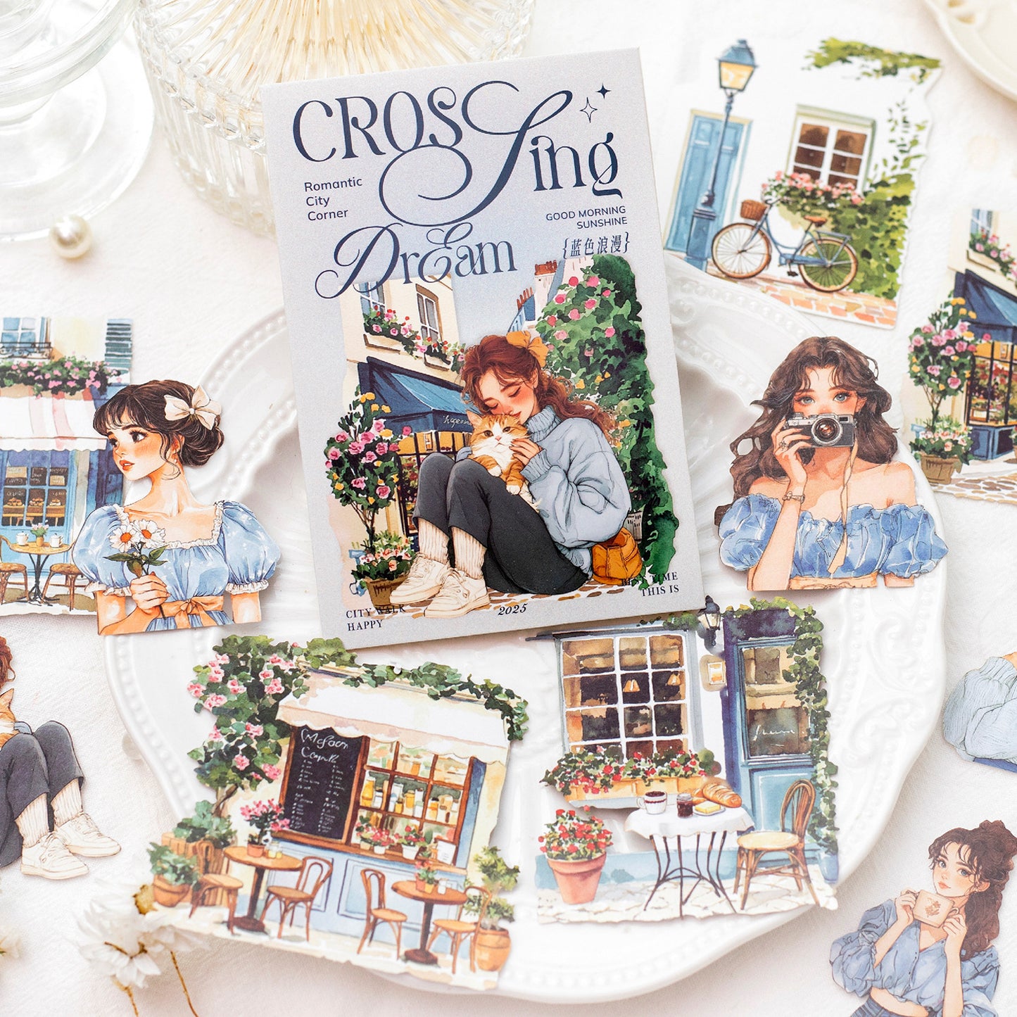 15pcs romantic life sticker pack (MLS25052805)