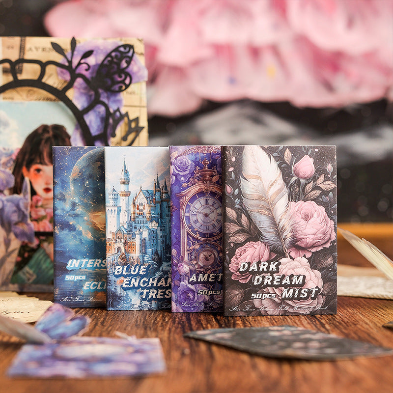 50pcs vintage mini paper book (P25060703)
