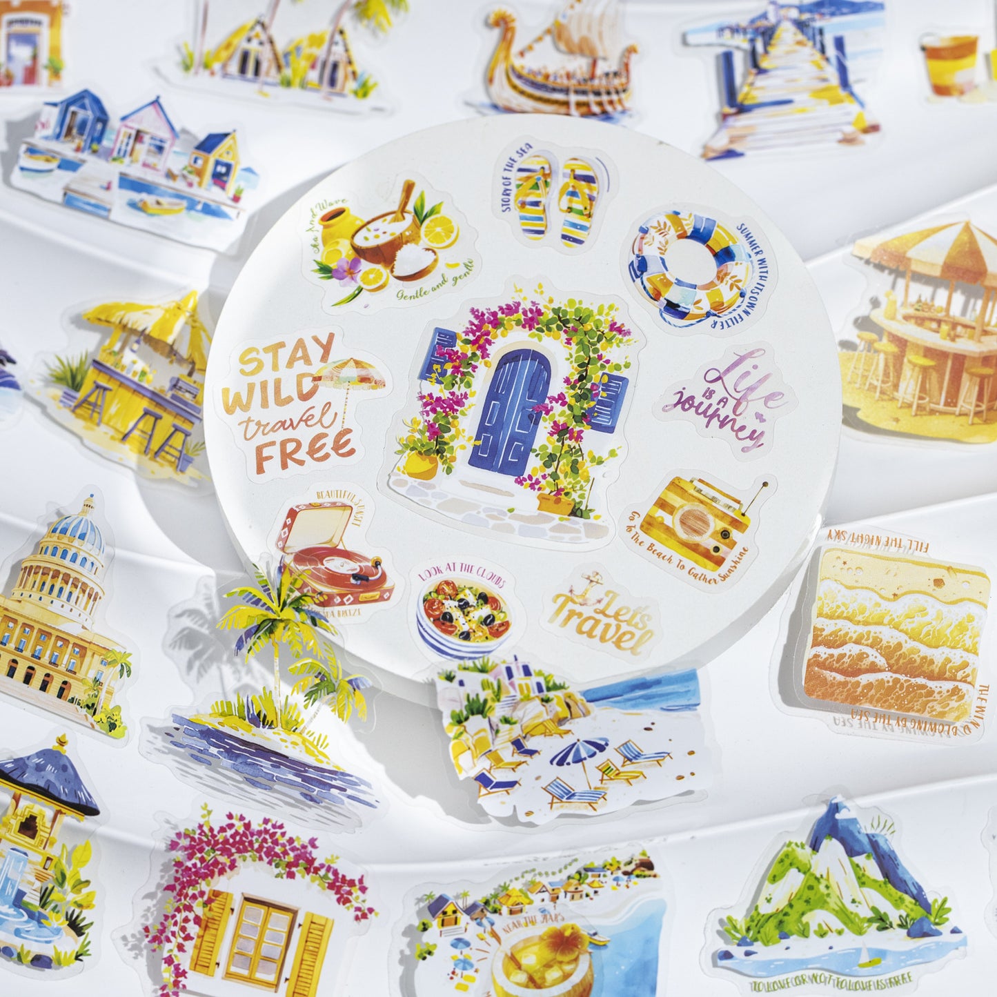 15pcs escape from the city sticker pack (MLS25053101)